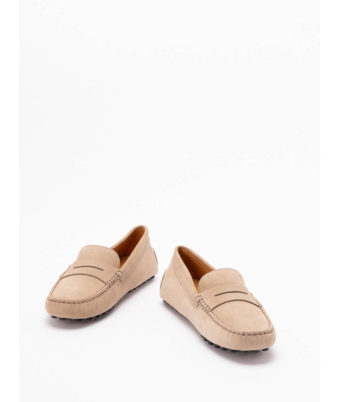 TOD'S Коричневые замшевые туфли, фото 2