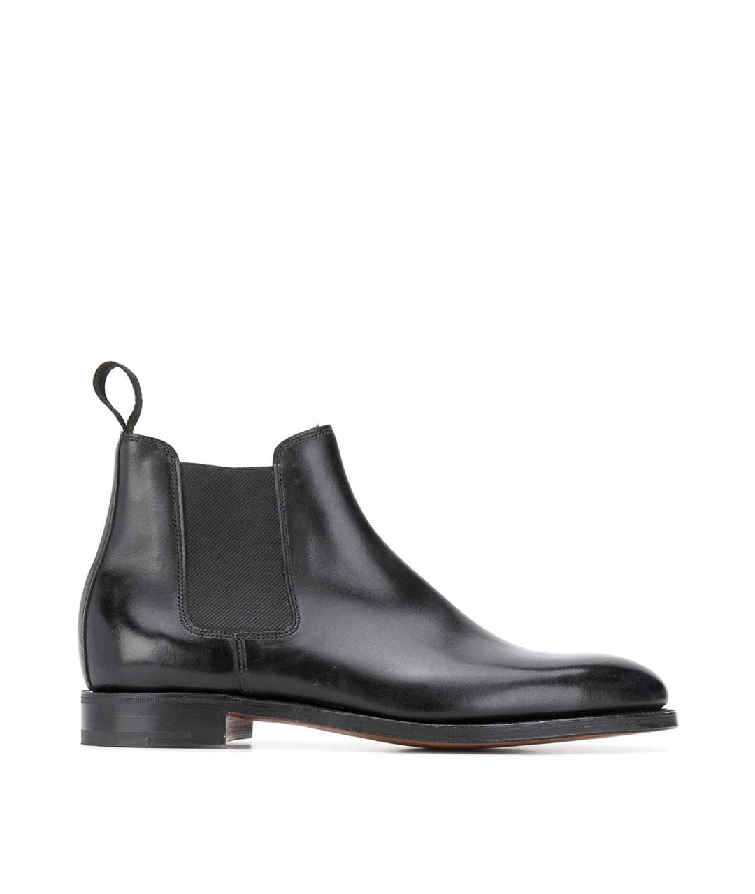 JOHN LOBB Черные кожаные высокие ботинки, фото 1