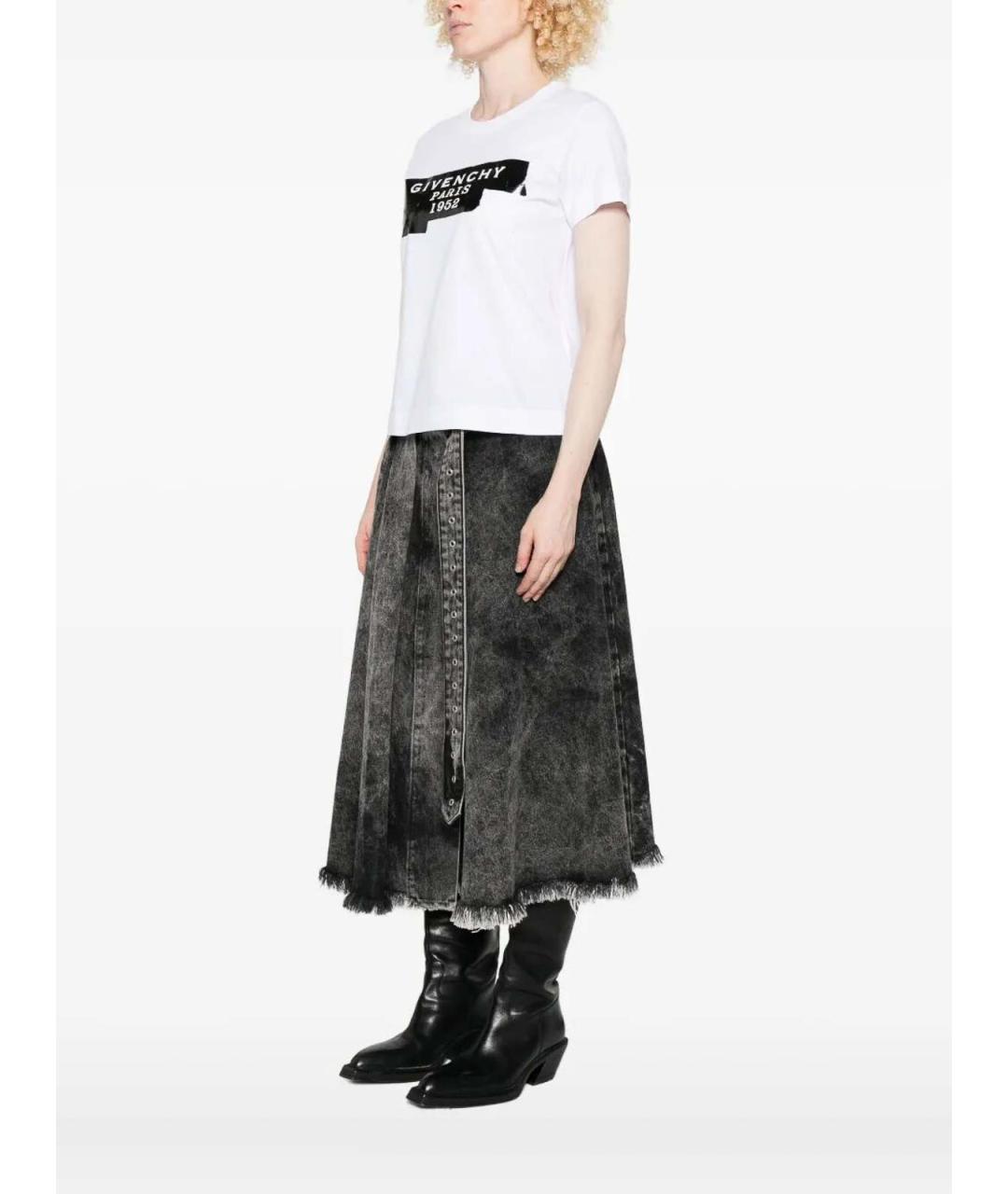 GIVENCHY Белая хлопковая футболка, фото 3