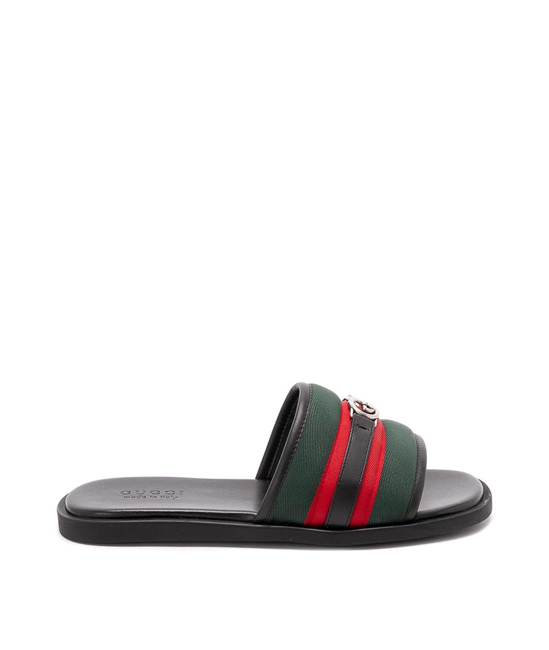 GUCCI Черные сандалии, фото 1