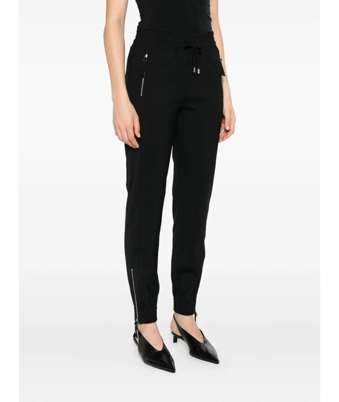ERMANNO SCERVINO Черные шерстяные спортивные брюки и шорты, фото 4