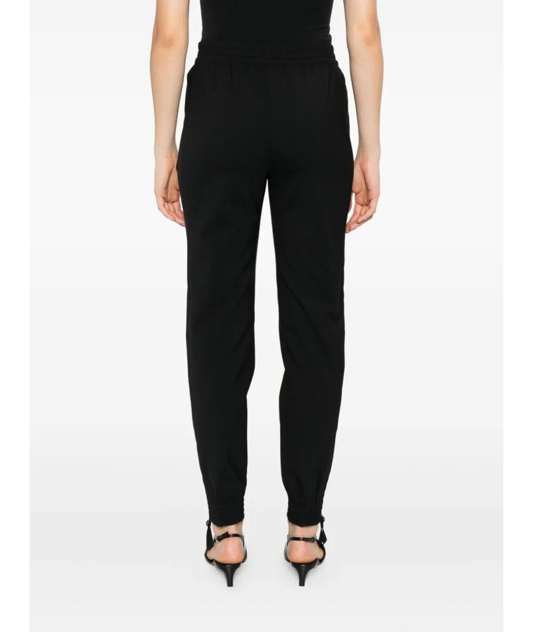 ERMANNO SCERVINO Черные шерстяные спортивные брюки и шорты, фото 3