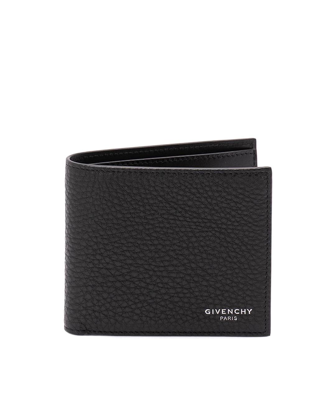 GIVENCHY Черный кожаный кошелек, фото 1