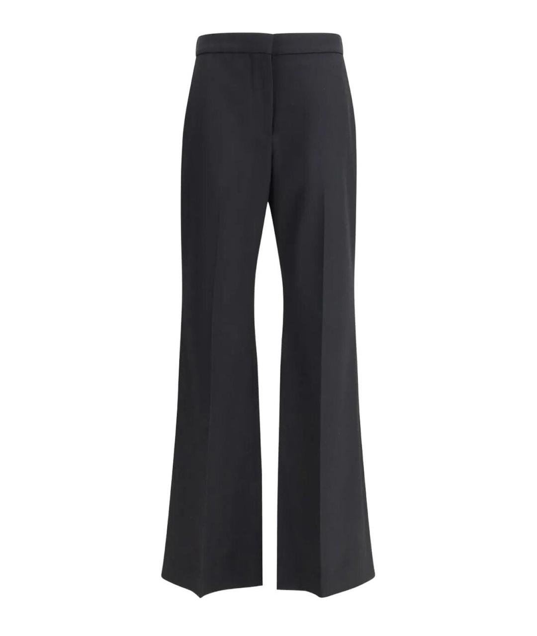 GIVENCHY Черные шерстяные прямые брюки, фото 1