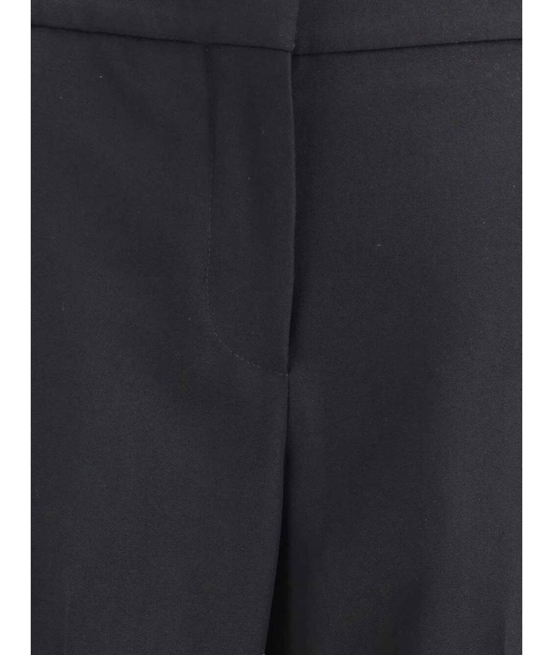 GIVENCHY Черные шерстяные прямые брюки, фото 3