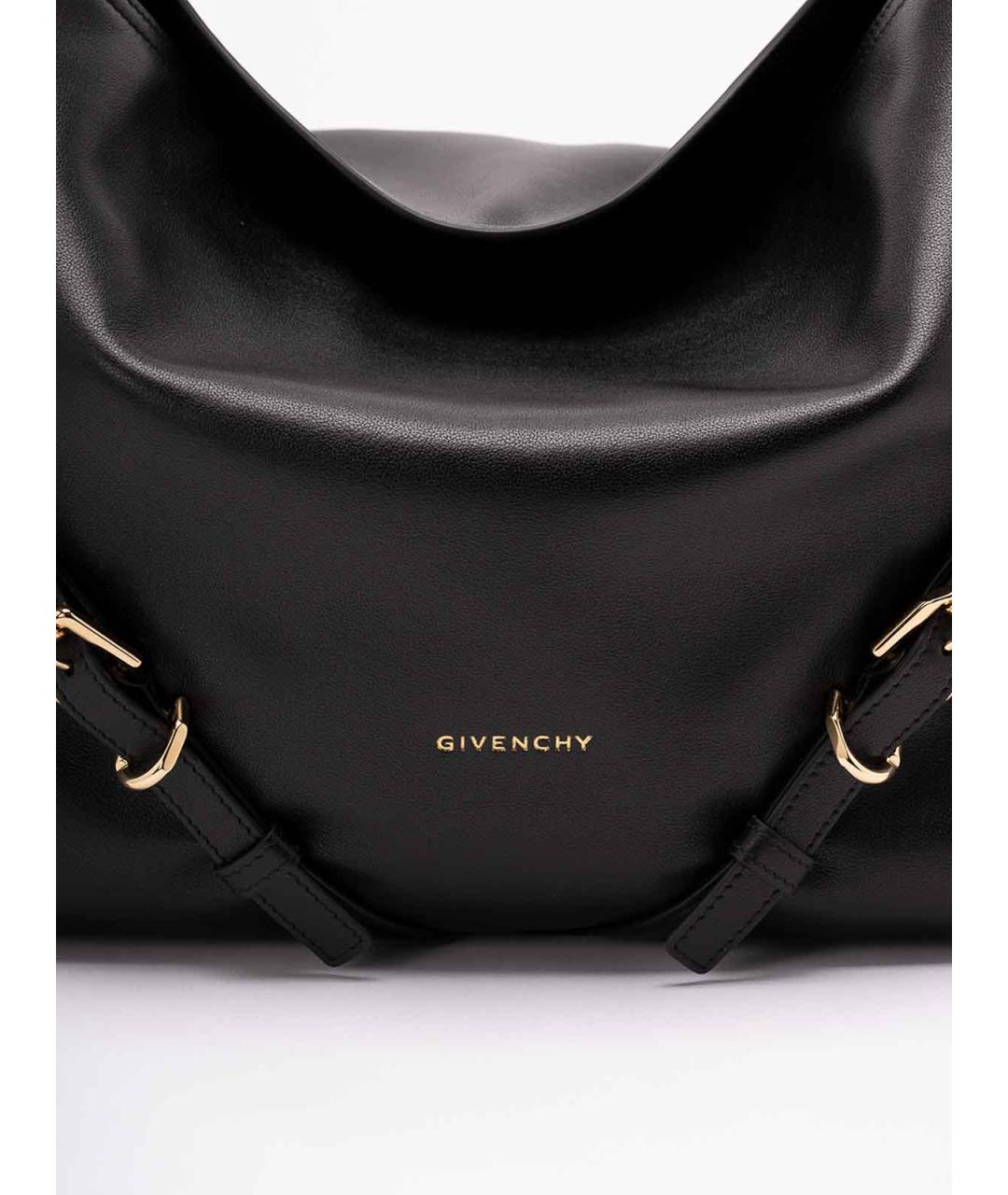 GIVENCHY Черная кожаная сумка через плечо, фото 4