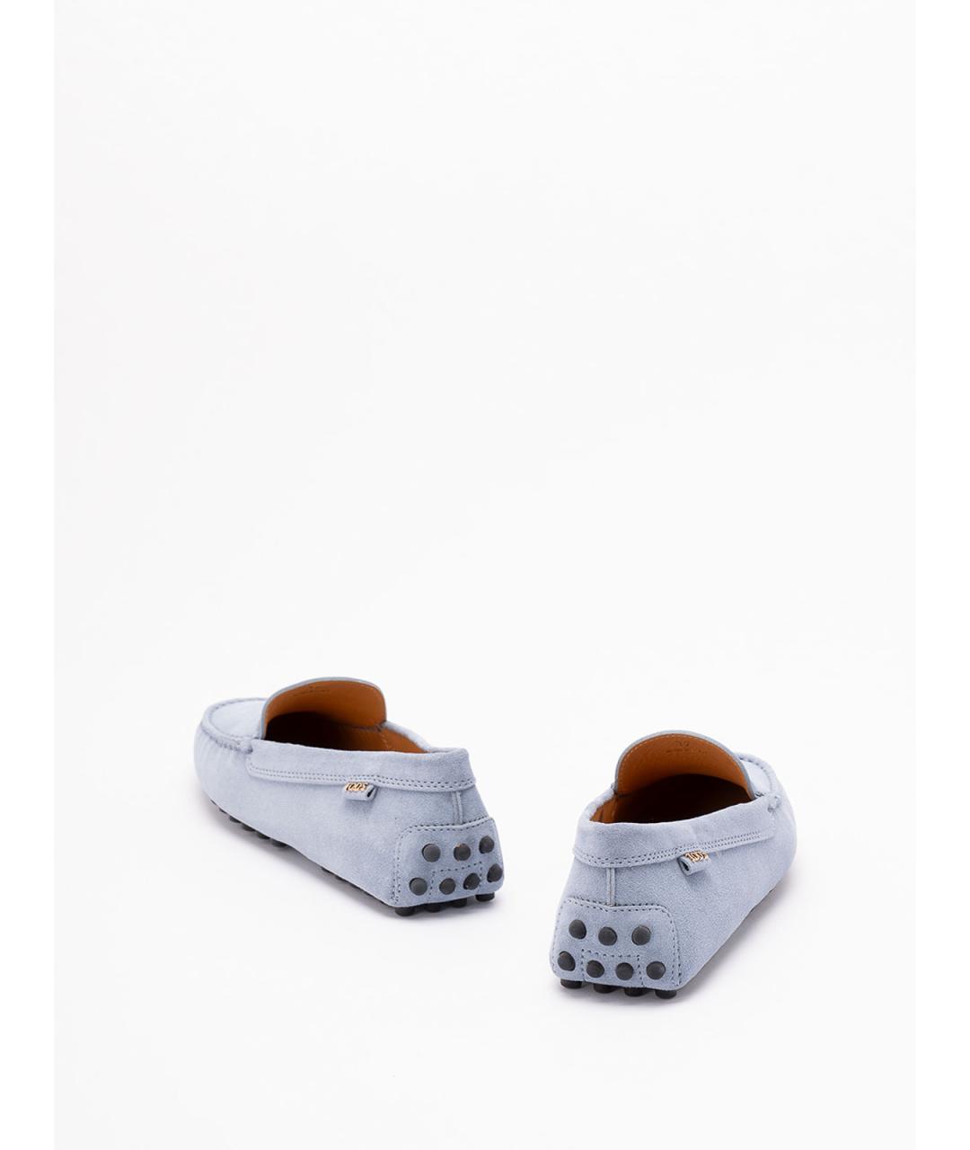 TOD'S Синие замшевые туфли, фото 3