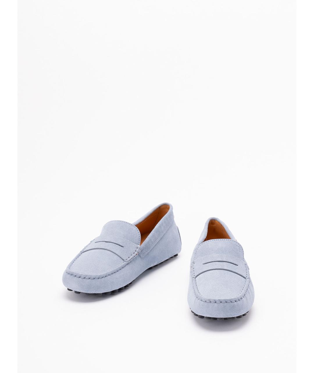 TOD'S Синие замшевые туфли, фото 2