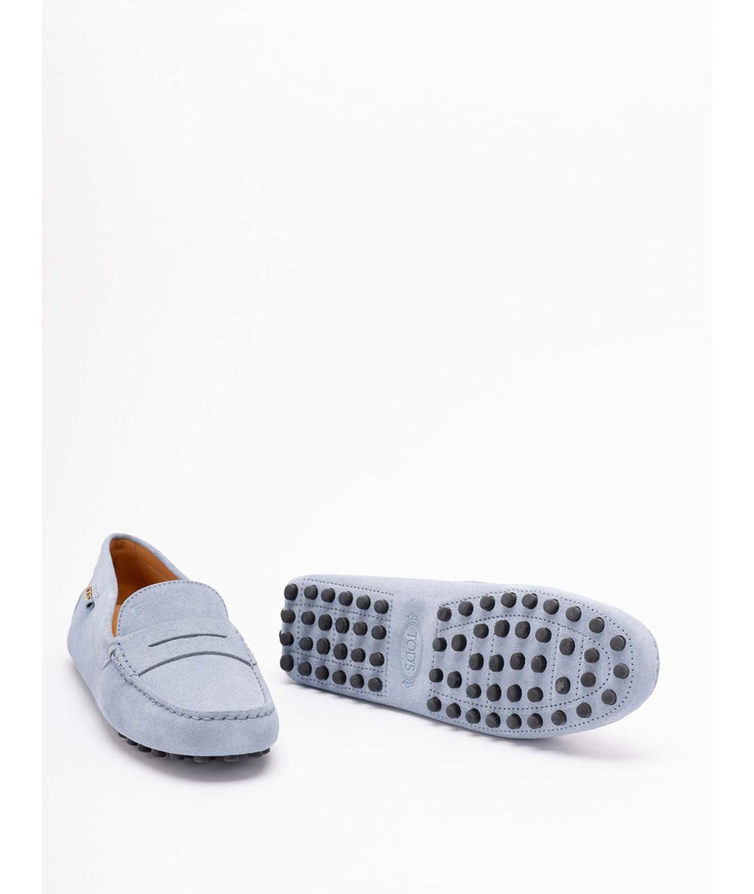 TOD'S Синие замшевые туфли, фото 4