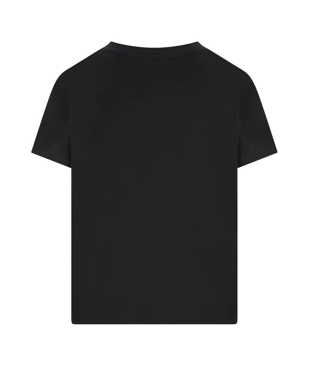 GIVENCHY Черная хлопковая футболка, фото 2