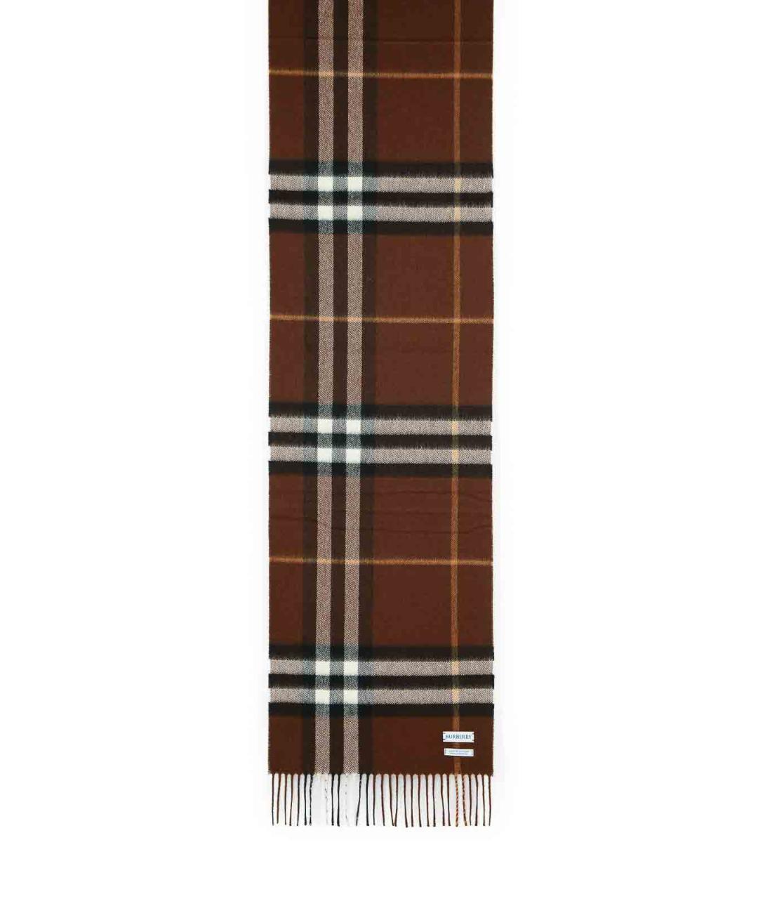 BURBERRY Коричневый шарф, фото 1