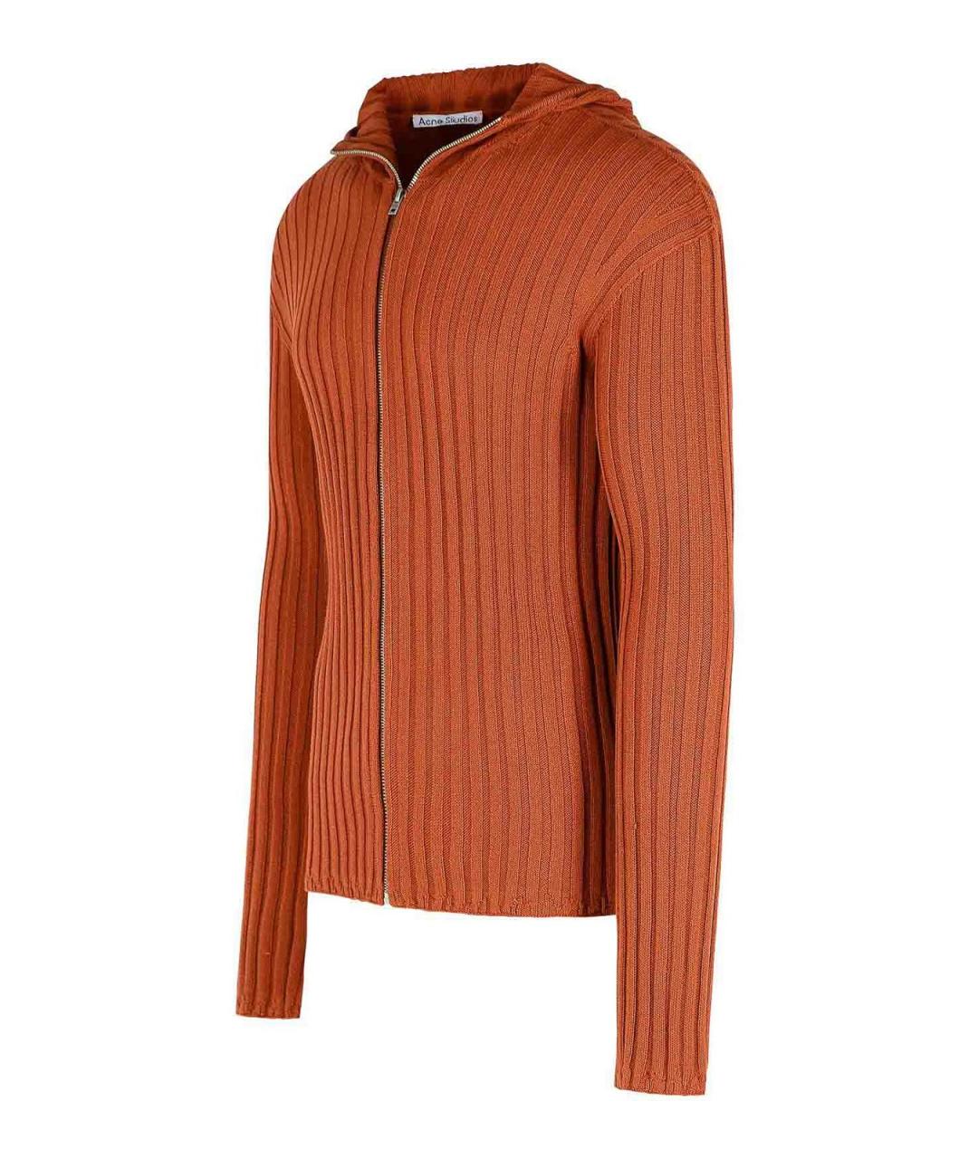 ACNE STUDIOS Красный хлопковый джемпер / свитер, фото 3