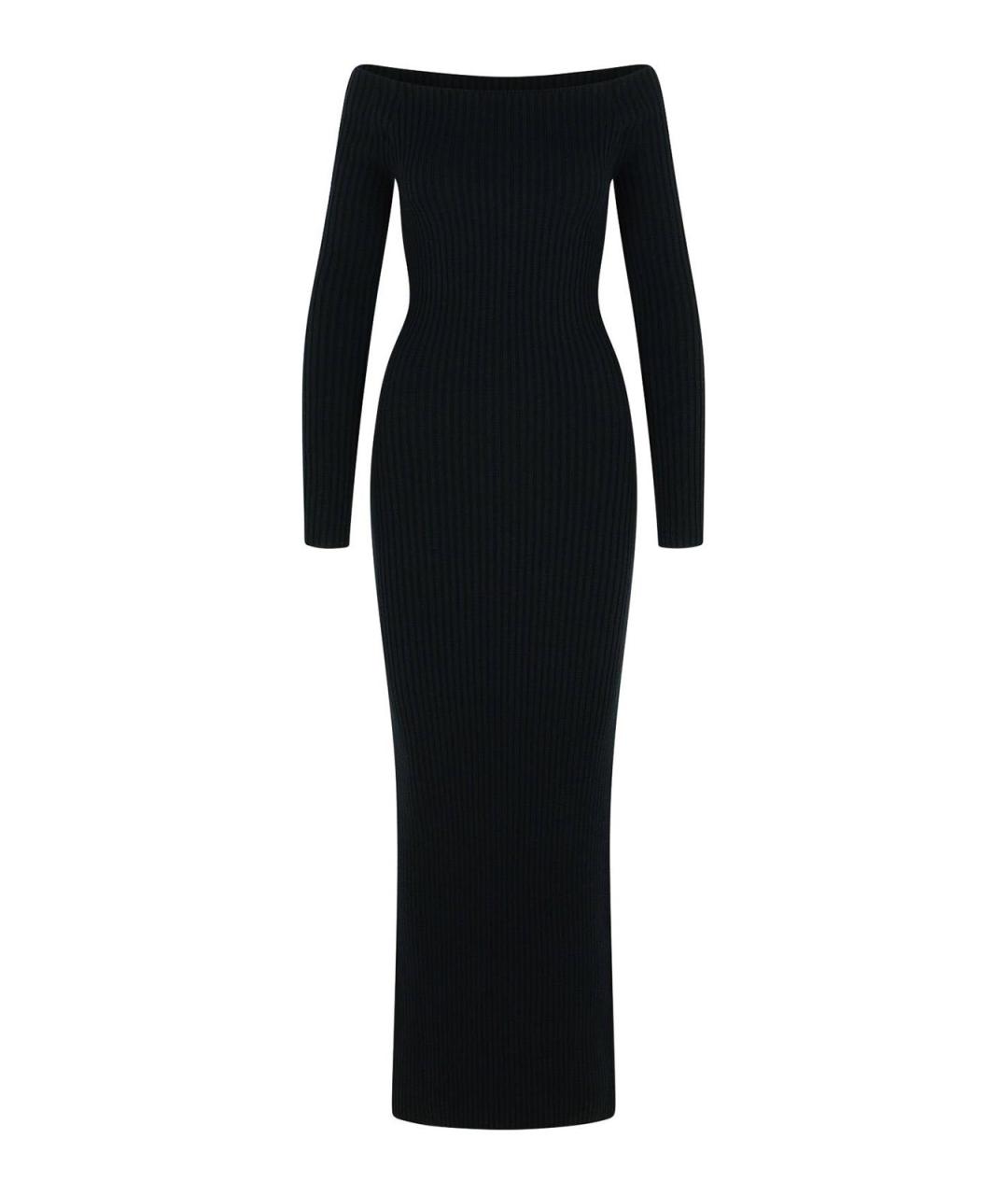 MAX MARA Черное кашемировое платье, фото 1