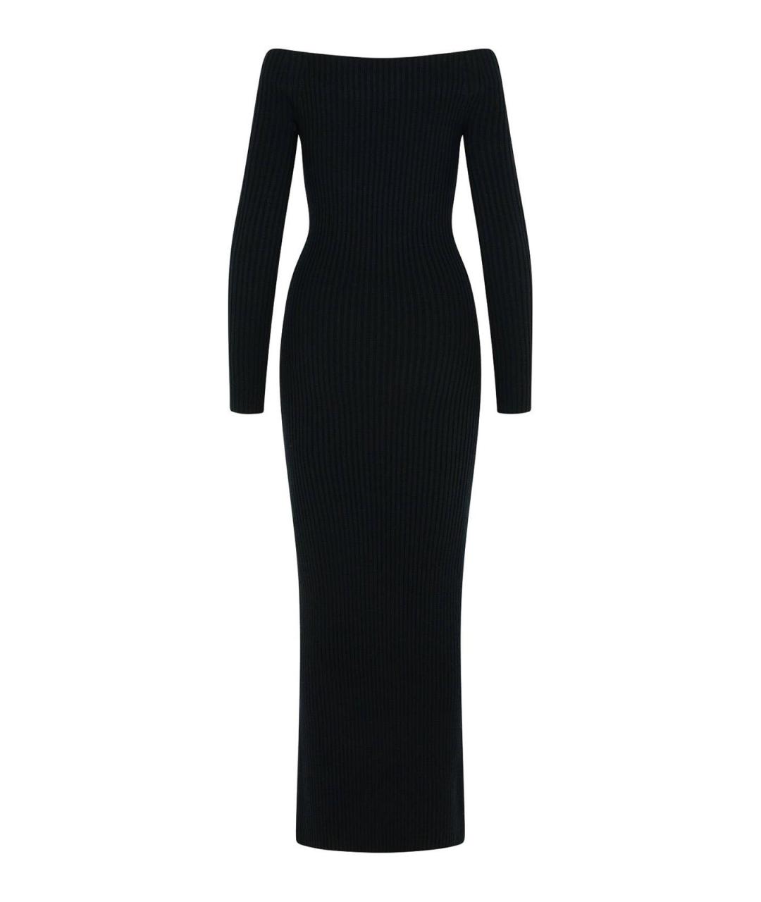 MAX MARA Черное кашемировое платье, фото 2
