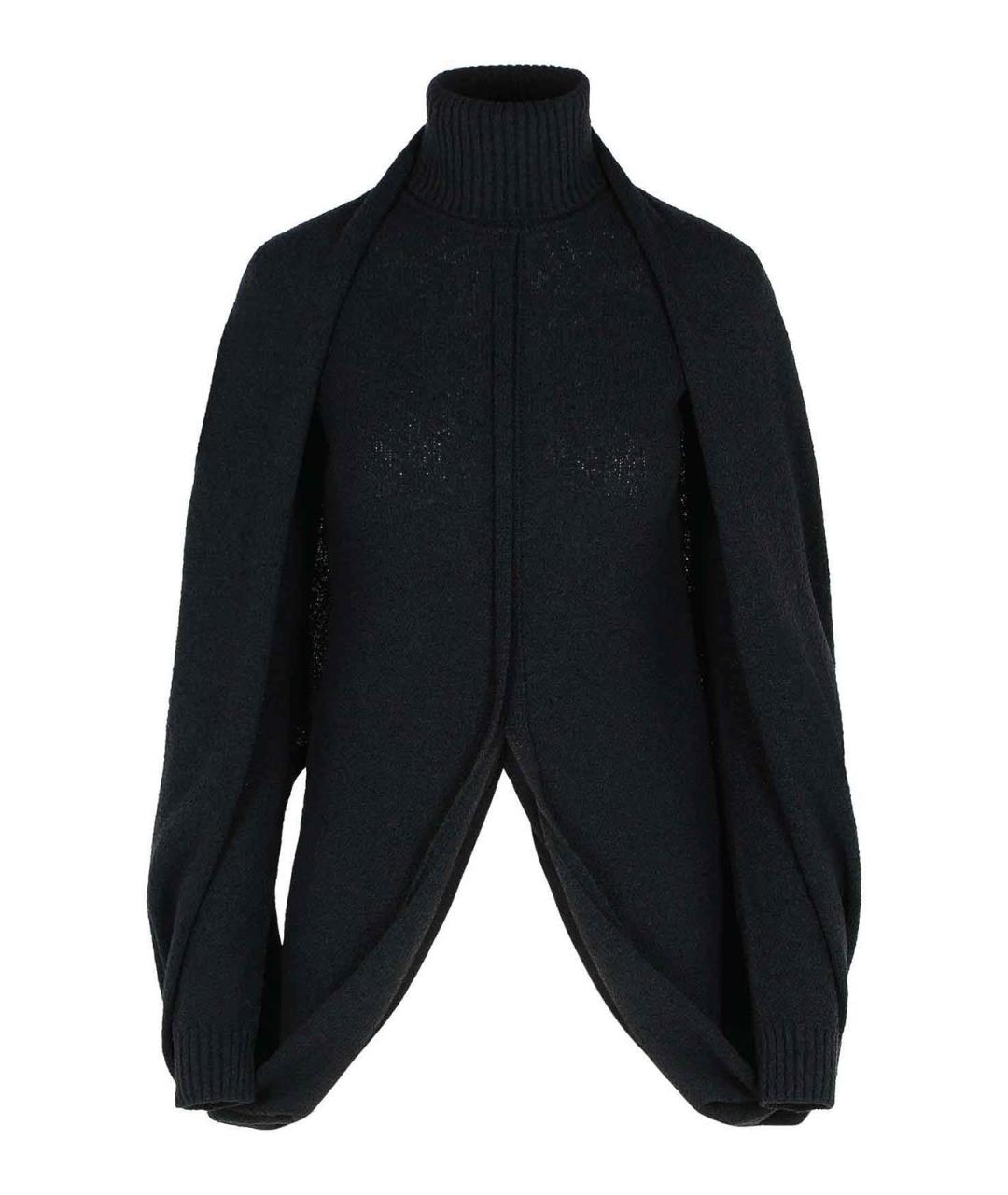 SPORTMAX Черная шерстяная водолазка, фото 1