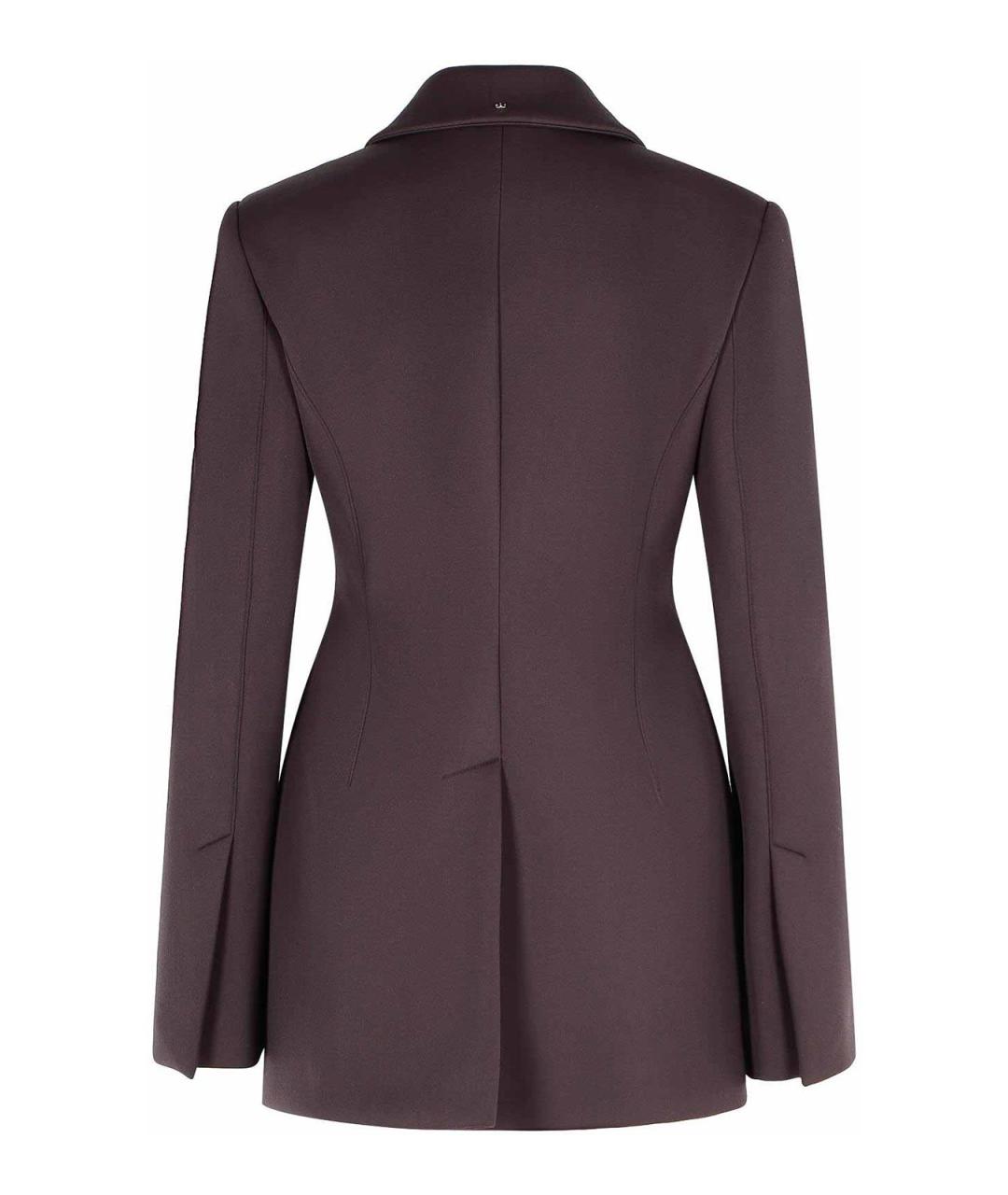 SPORTMAX Коричневая шерстяная рубашка, фото 2