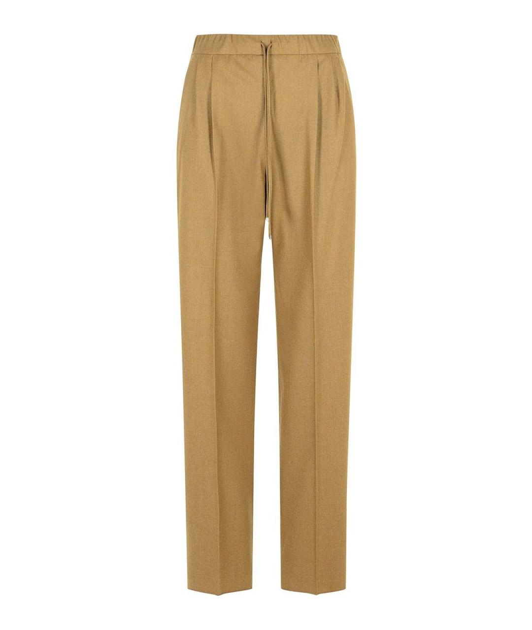 MAX MARA Коричневые брюки широкие, фото 1