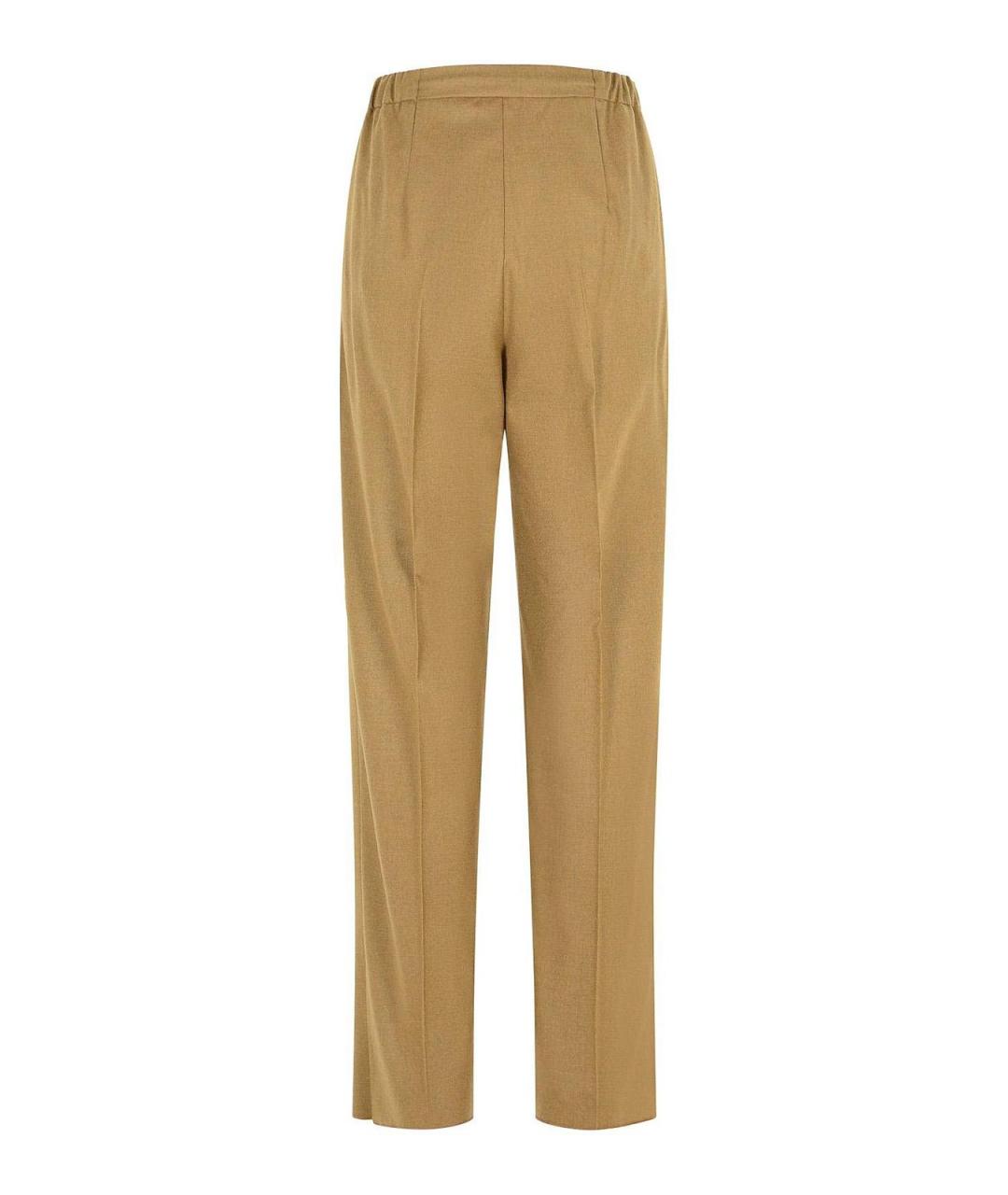 MAX MARA Коричневые брюки широкие, фото 2