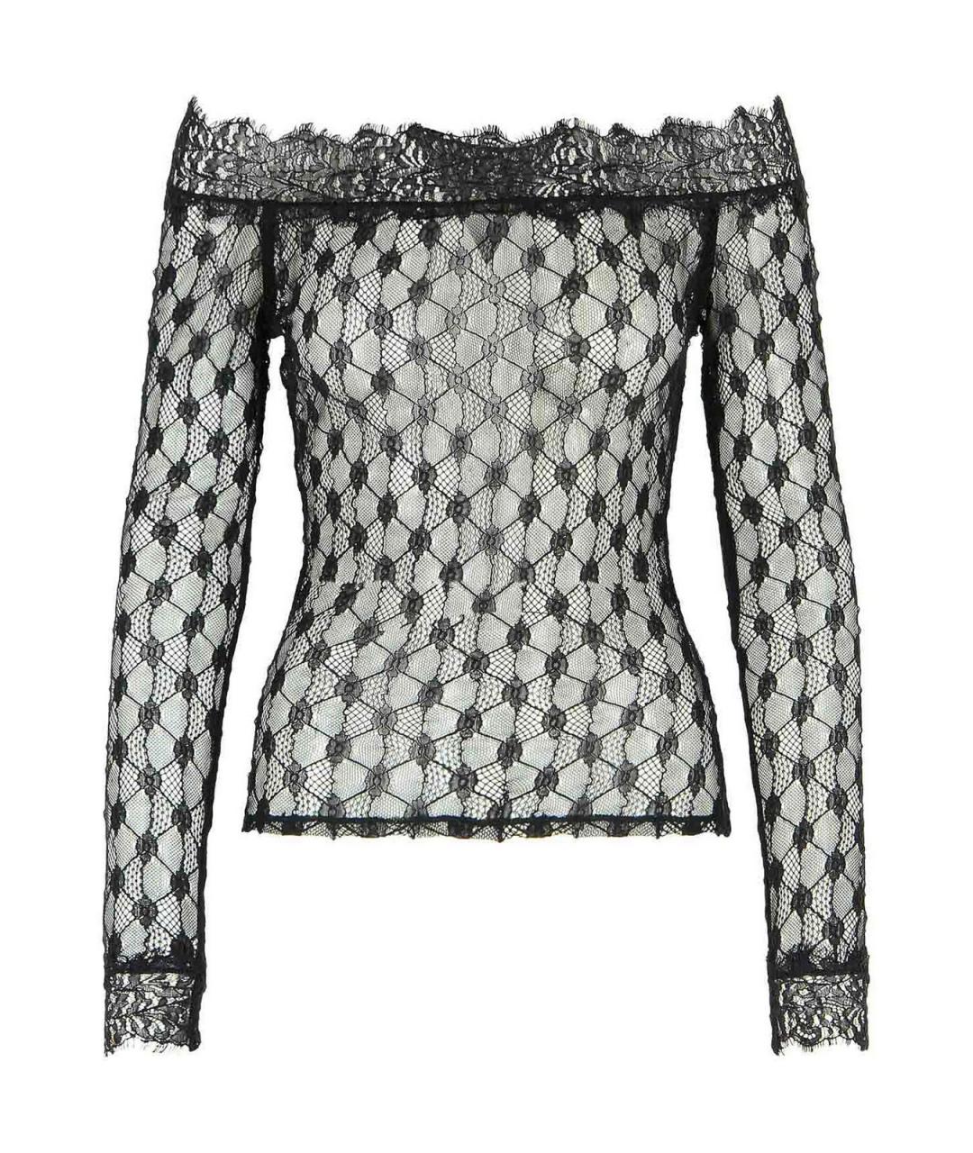 ISABEL MARANT Черная полиамидовая футболка, фото 1