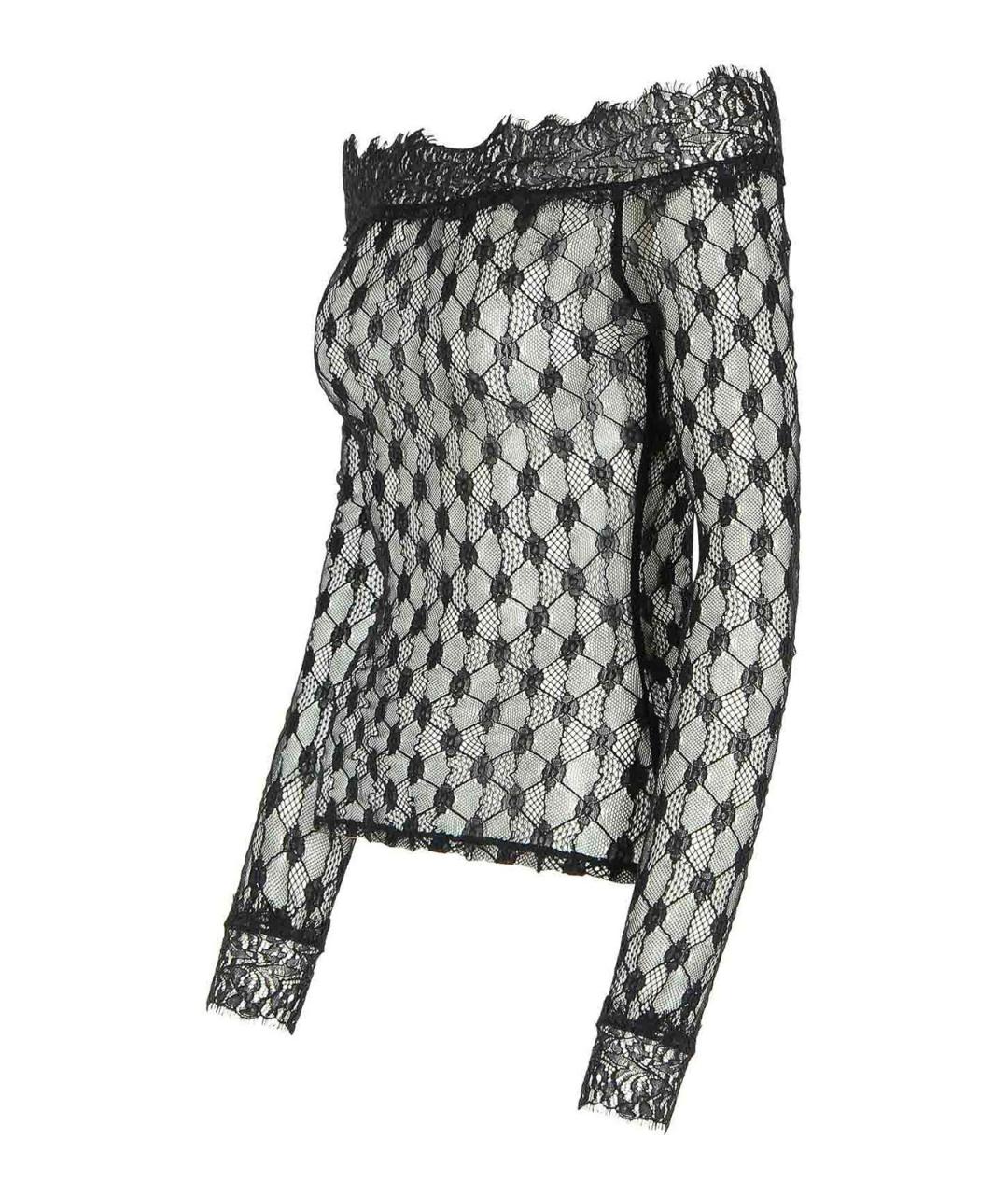 ISABEL MARANT Черная полиамидовая футболка, фото 3
