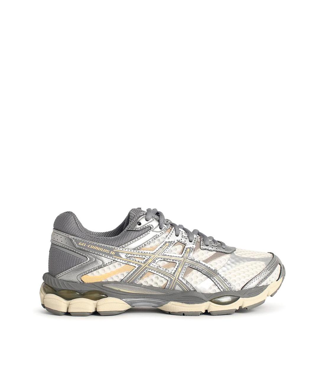 ASICS Бежевые резиновые низкие кроссовки / кеды, фото 1