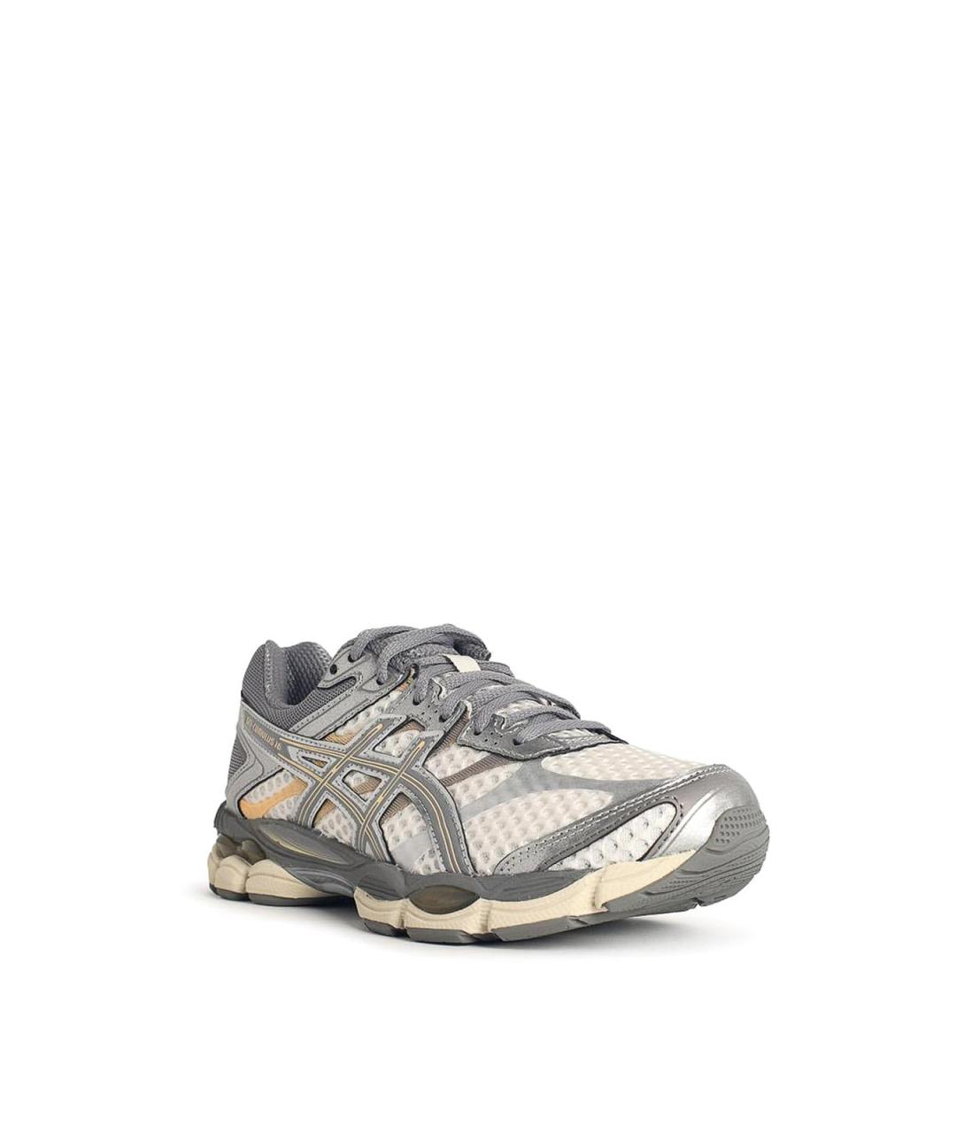 ASICS Бежевые резиновые низкие кроссовки / кеды, фото 2