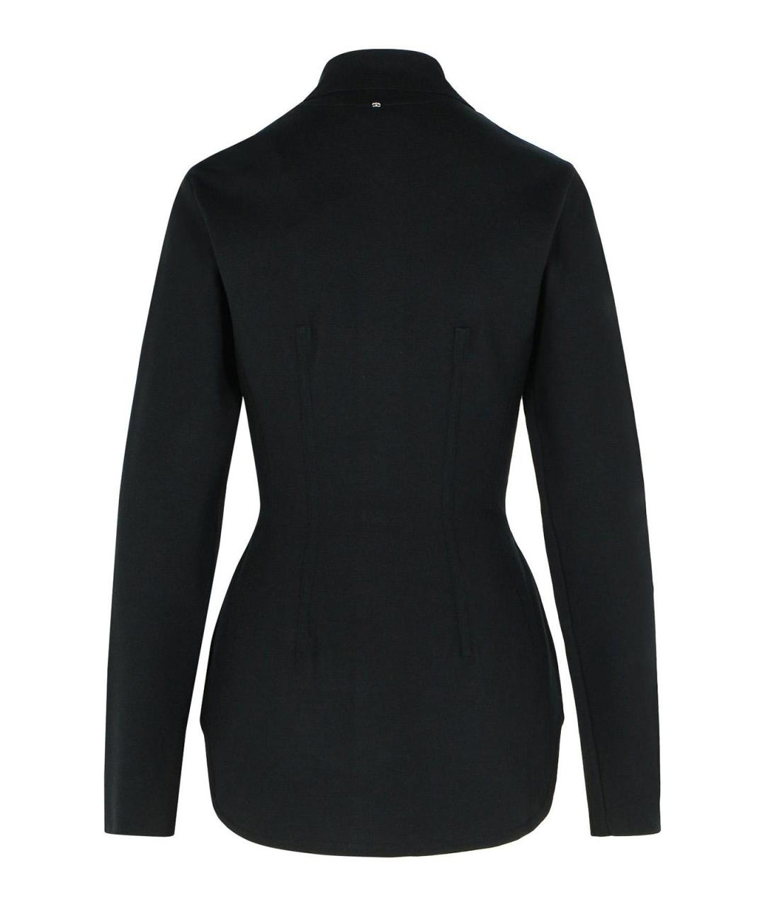 SPORTMAX Черная вискозная рубашка, фото 2