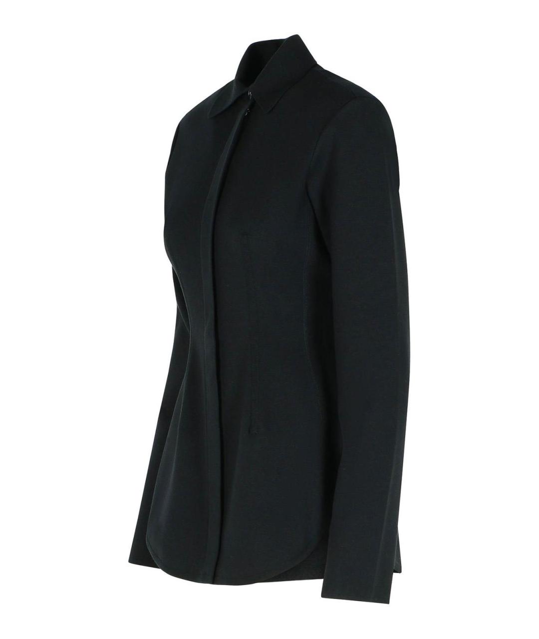 SPORTMAX Черная вискозная рубашка, фото 3