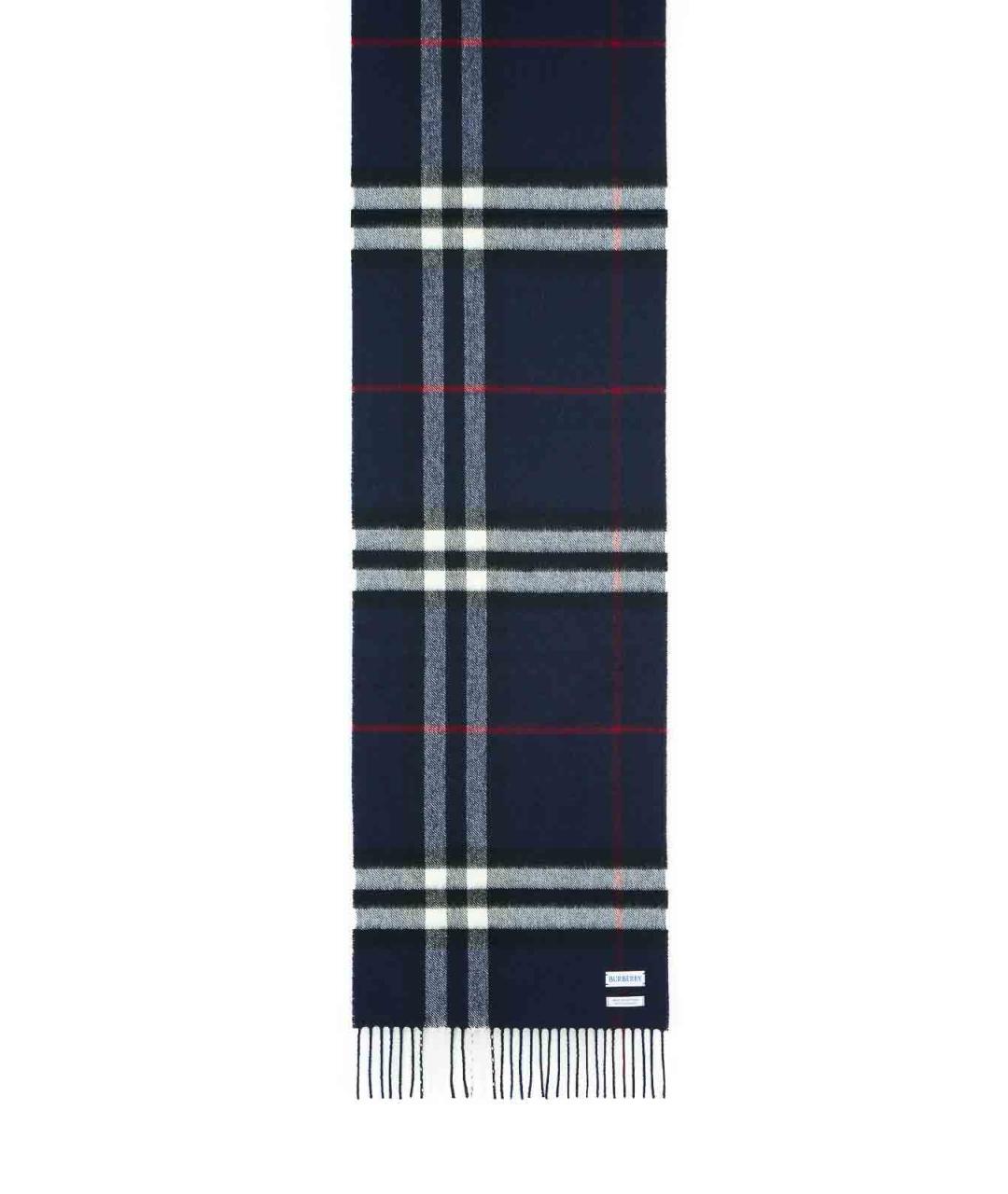 BURBERRY Синий шарф, фото 1