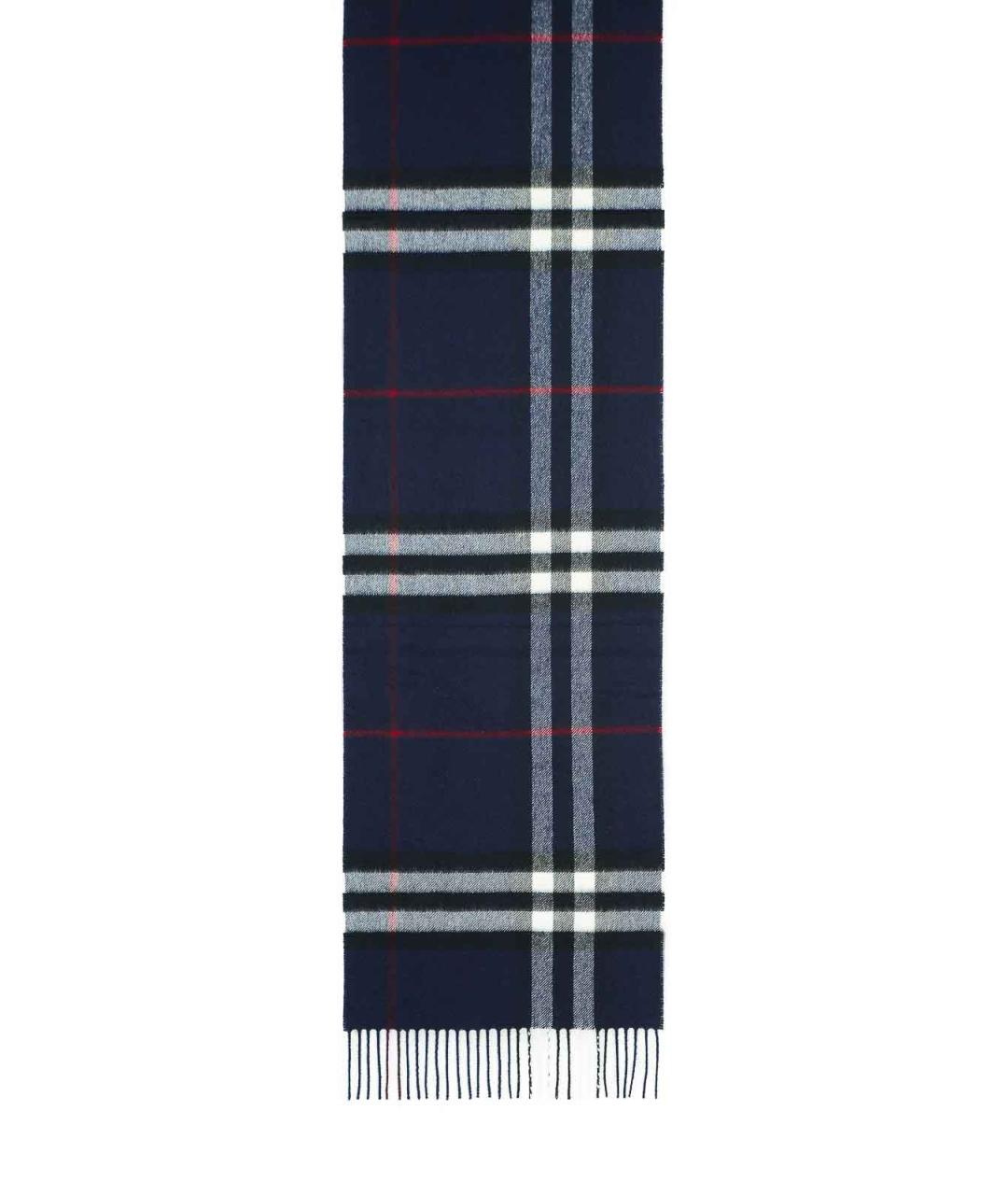 BURBERRY Синий шарф, фото 2