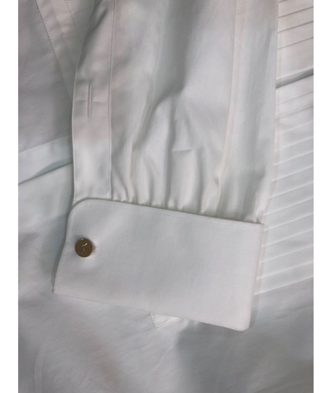 YVES SAINT LAURENT VINTAGE Белая хлопковая классическая рубашка, фото 5