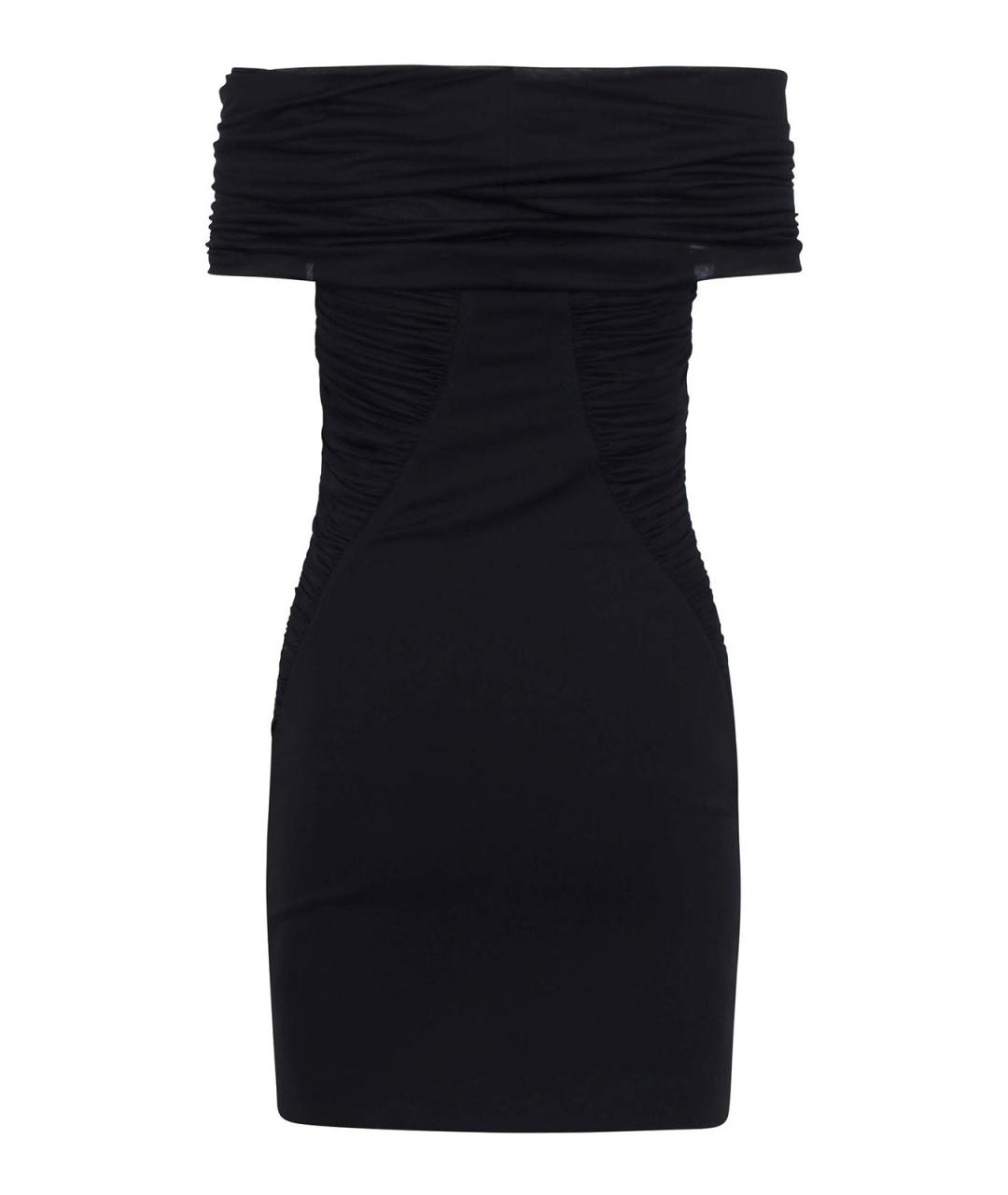 MAX MARA Черное вискозное коктейльное платье, фото 2