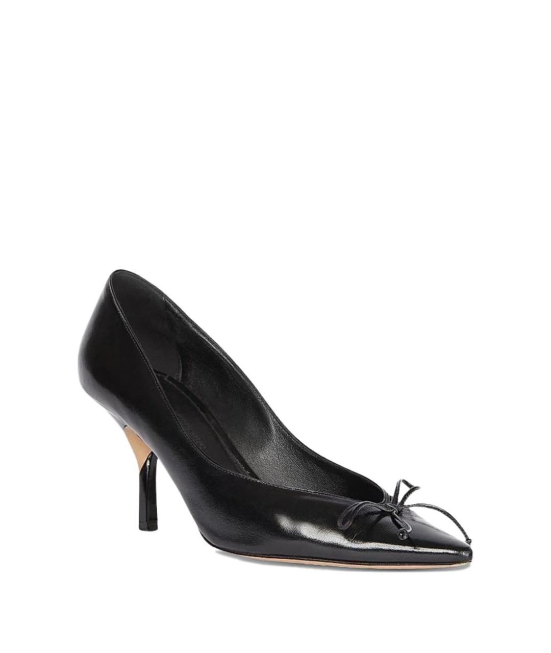 JACQUEMUS Черные кожаные туфли, фото 4