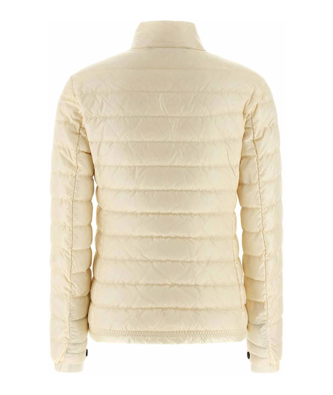 MONCLER Бежевая полиамидовая куртка, фото 2
