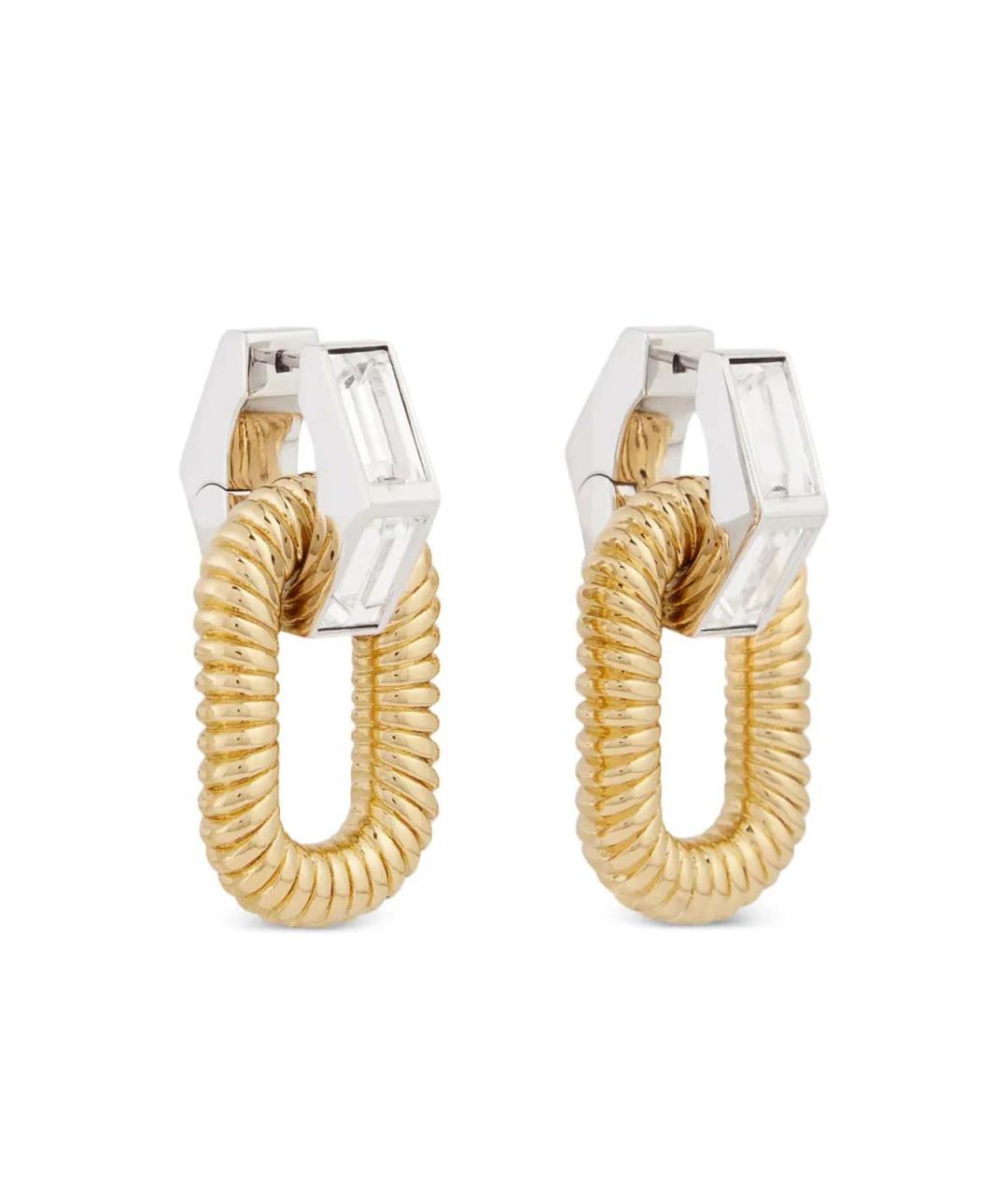 PACO RABANNE Золотые серьги из желтого золота, фото 2