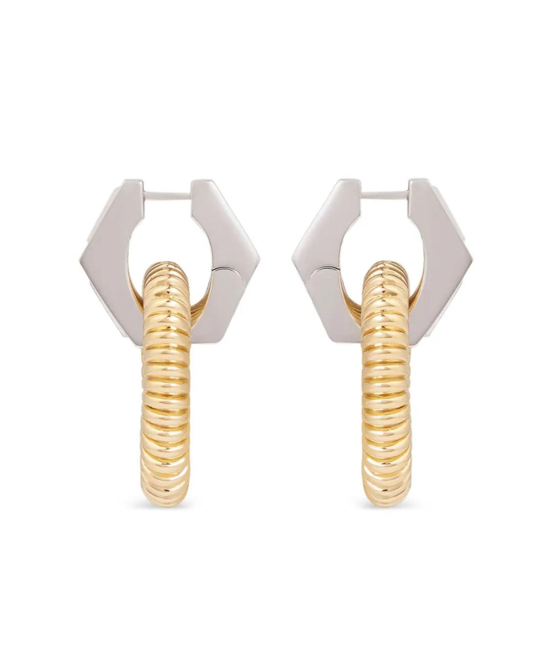 PACO RABANNE Золотые серьги из желтого золота, фото 3