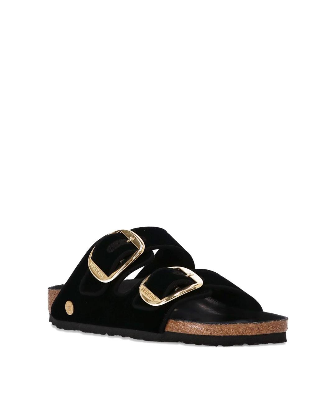 BIRKENSTOCK Черные кожаные лоферы, фото 2