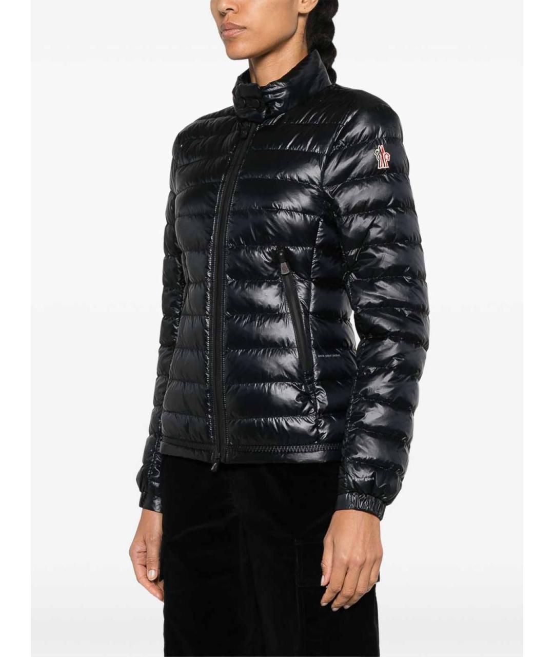 MONCLER Черная полиамидовая куртка, фото 5