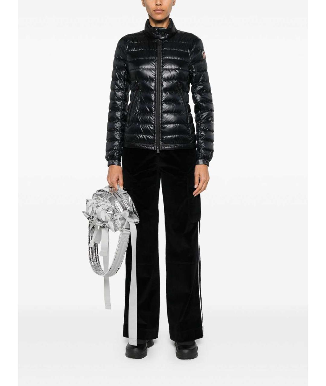 MONCLER Черная полиамидовая куртка, фото 2