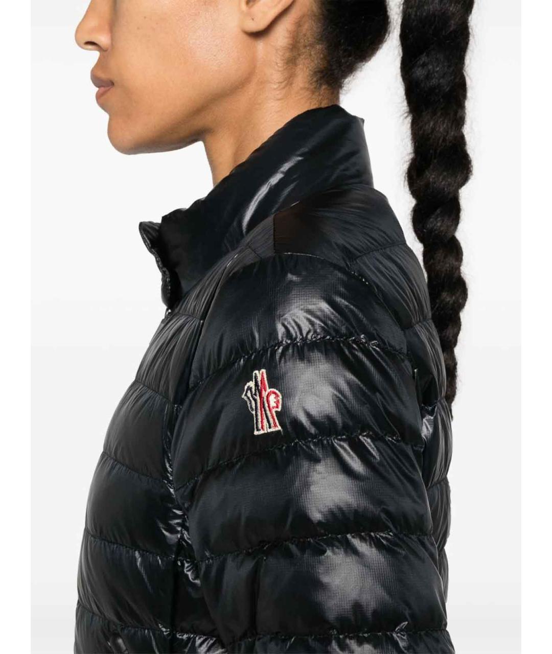 MONCLER Черная полиамидовая куртка, фото 4