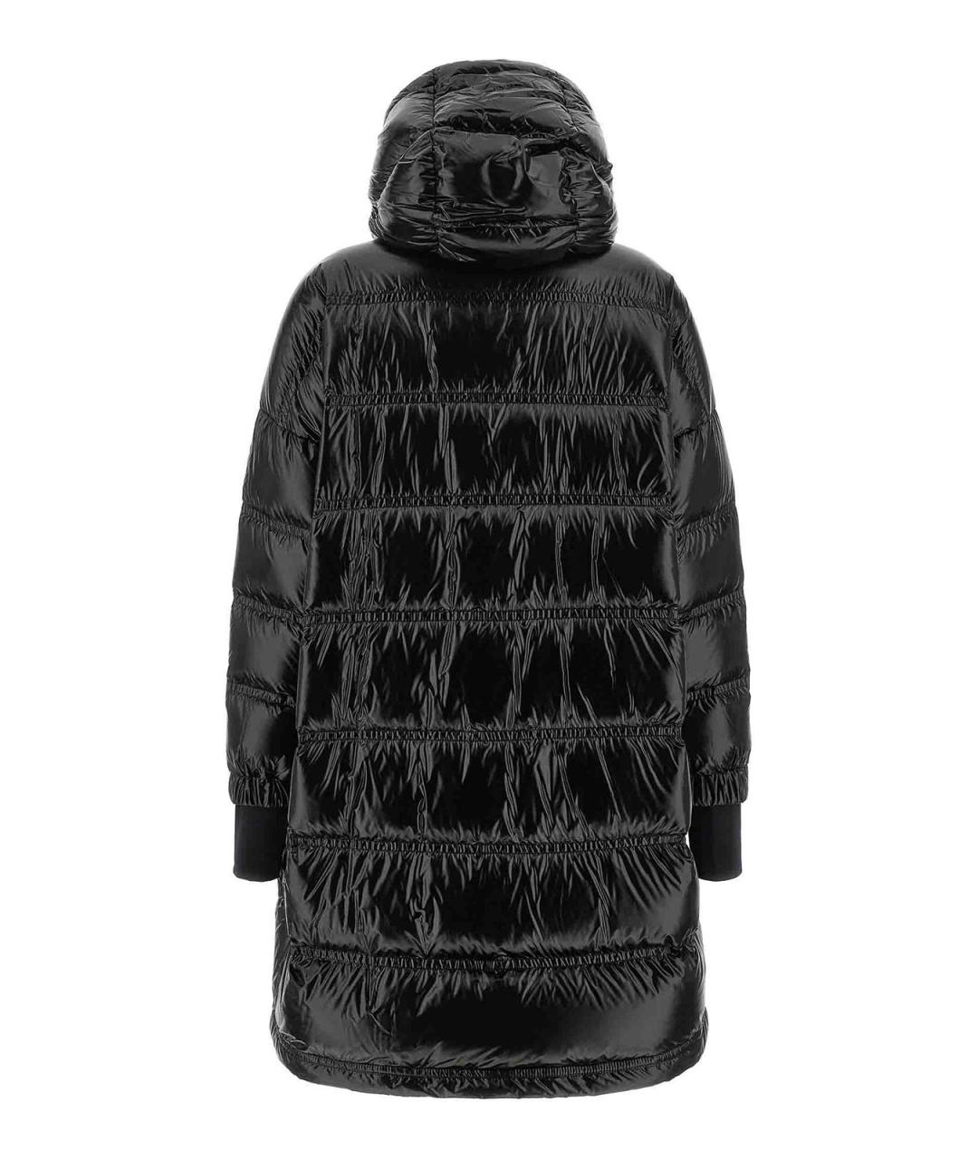 MONCLER Черный полиамидовый пуховик, фото 3