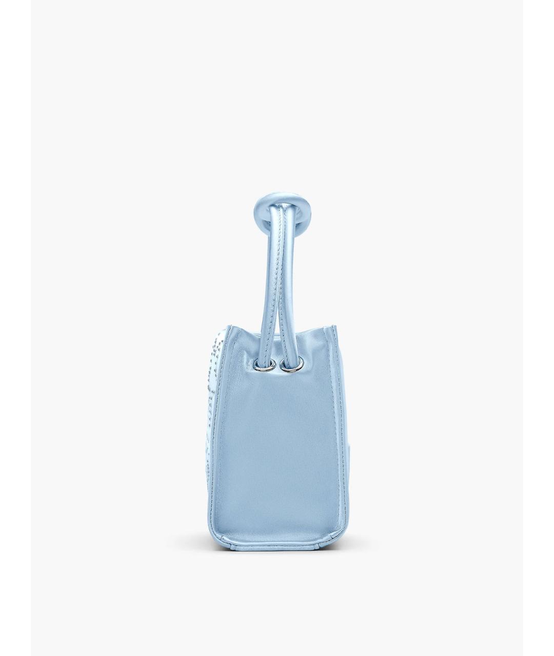 MARC JACOBS Голубая хлопковая сумка тоут, фото 4