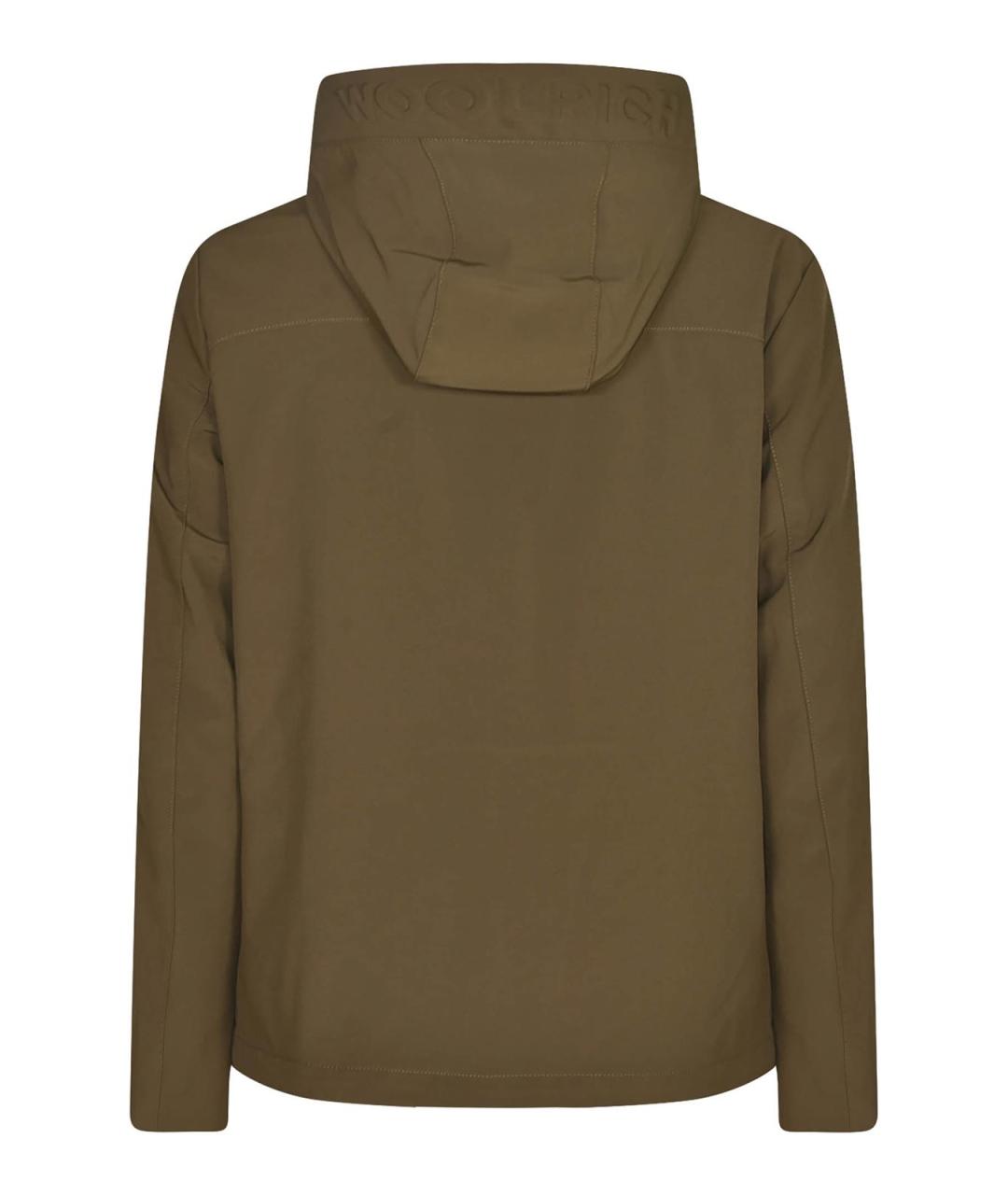 WOOLRICH Зеленая меховая куртка, фото 2