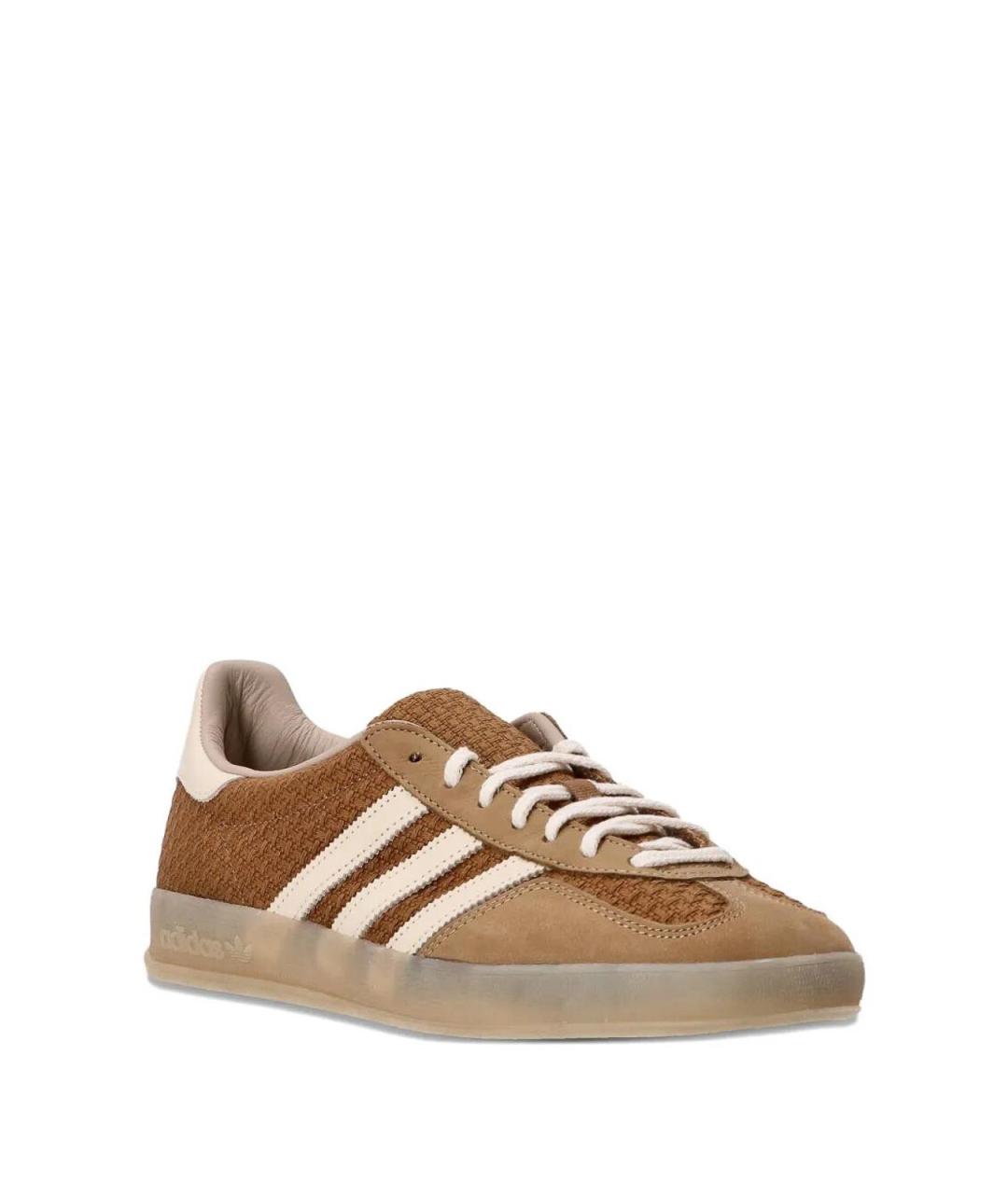 ADIDAS Коричневые замшевые низкие кроссовки / кеды, фото 4