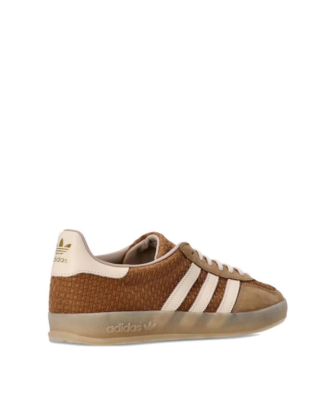 ADIDAS Коричневые замшевые низкие кроссовки / кеды, фото 3