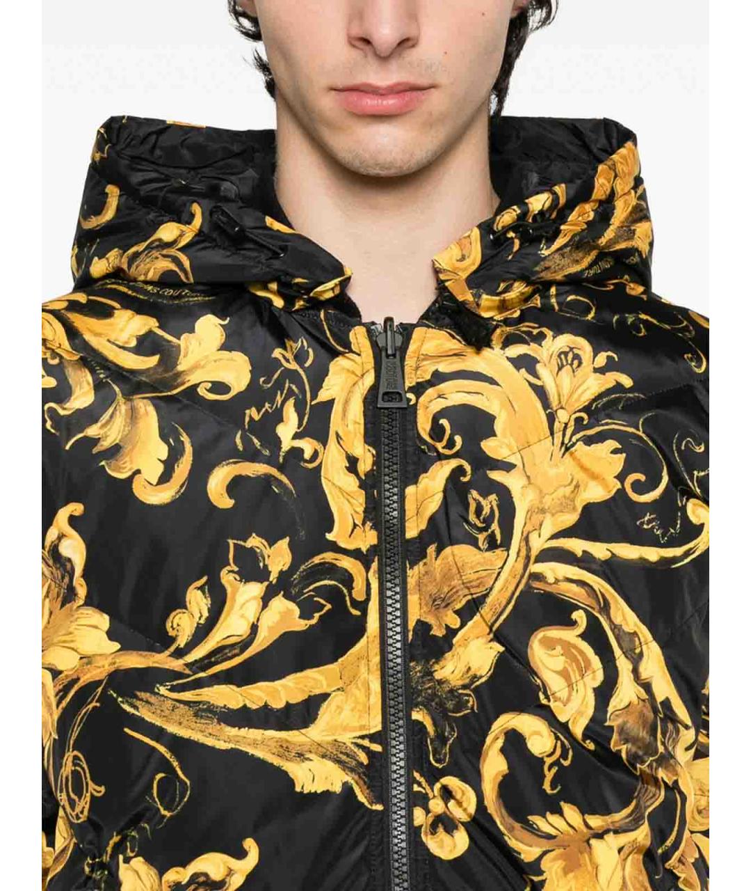 VERSACE JEANS COUTURE Мульти полиамидовый пуховик, фото 5