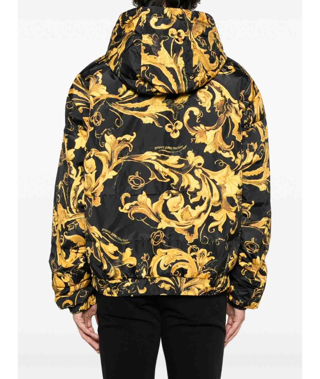 VERSACE JEANS COUTURE Мульти полиамидовый пуховик, фото 4