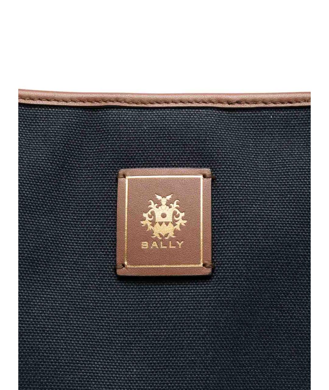 BALLY Синяя тканевая сумка тоут, фото 4