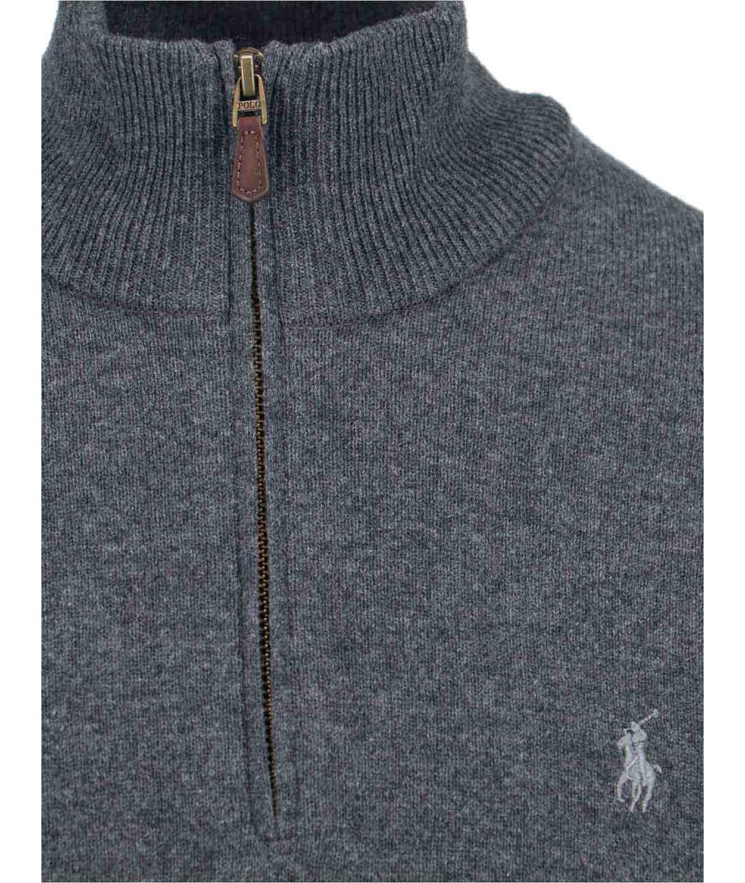 POLO RALPH LAUREN Серый шерстяной джемпер / свитер, фото 3