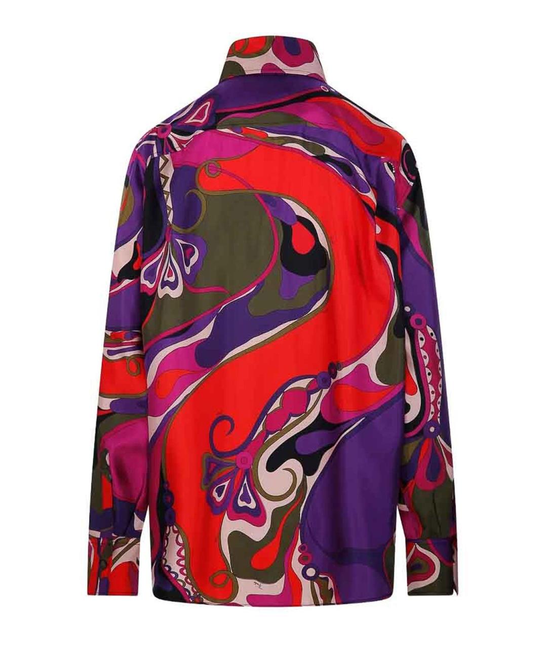 PUCCI Мульти шелковая рубашка, фото 2
